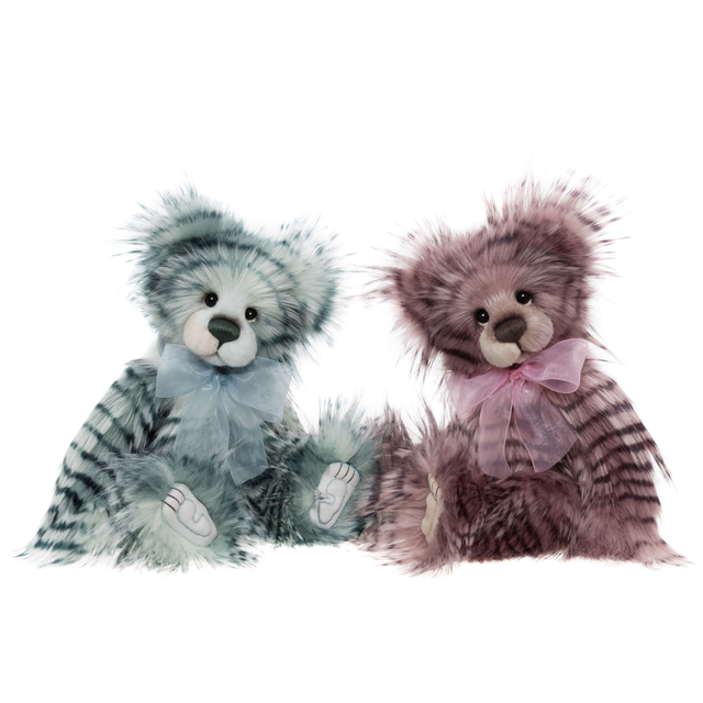 Mint Humbug and Strawberry Shortcake Panda Bears from the Charlie Bear Plush Collection 2026