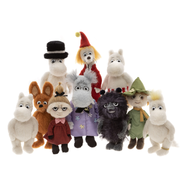 All characters from the MiniMo Moomin Collection 2026 by Charlie Bear