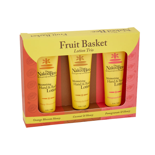 The Naked Bee Hand & Body Lotion Fruit Basket Trio