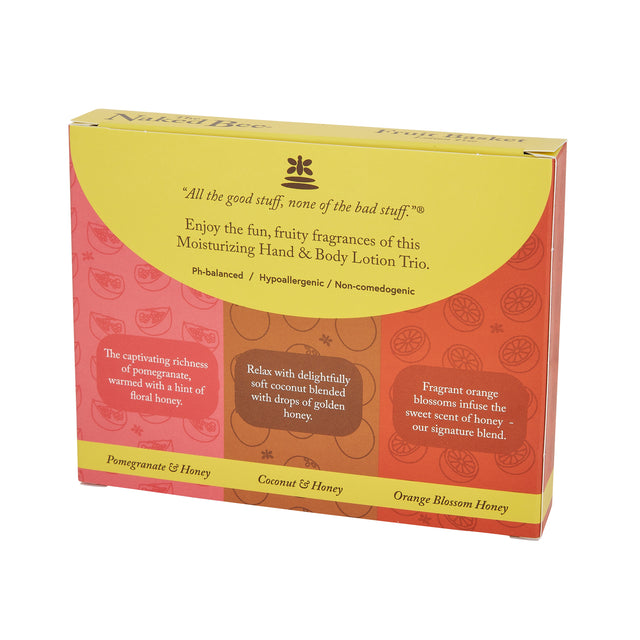 The Naked Bee Hand & Body Lotion Fruit Basket Trio