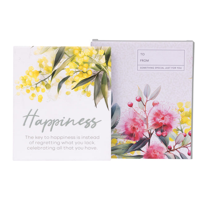 Splosh Happiness Verse Sign Native Blooms
