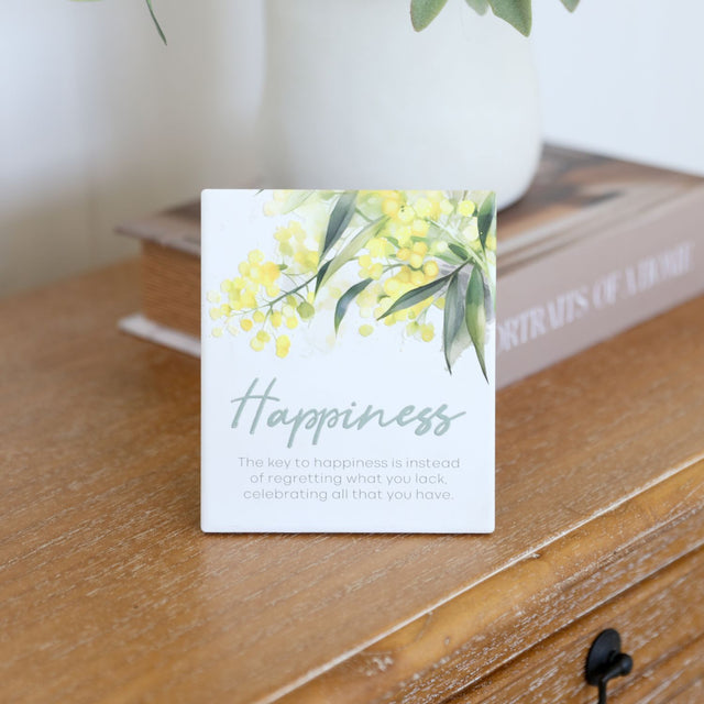 Splosh Happiness Verse Sign Native Blooms