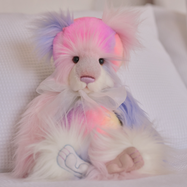 Neverland Charlie Bear from the 2024 Secret Collection.