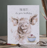 Wrendale Designs Pig Out Card