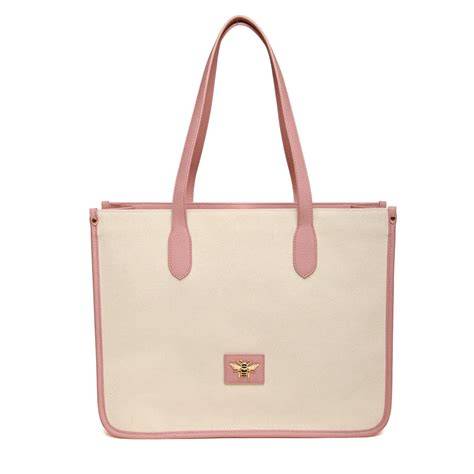 Alice Wheeler Pink -  Kingston Canvas tote Bag