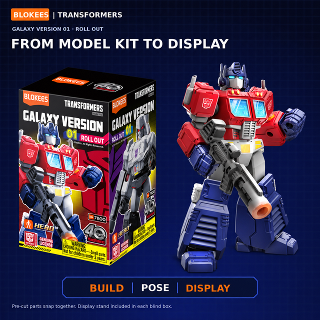 Blokees Transformers Galaxy V01 Roll Out – 9 Pack