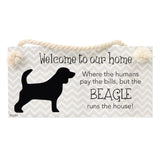 Splosh Beagle Dog Breed Hanging Sign