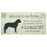 Splosh Bull Mastiff Dog Breed Hanging Sign