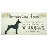 Splosh Dobermann Dog Breed Hanging Sign