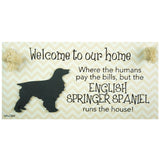 Splosh English Springer Spaniel Dog Breed Hanging Sign