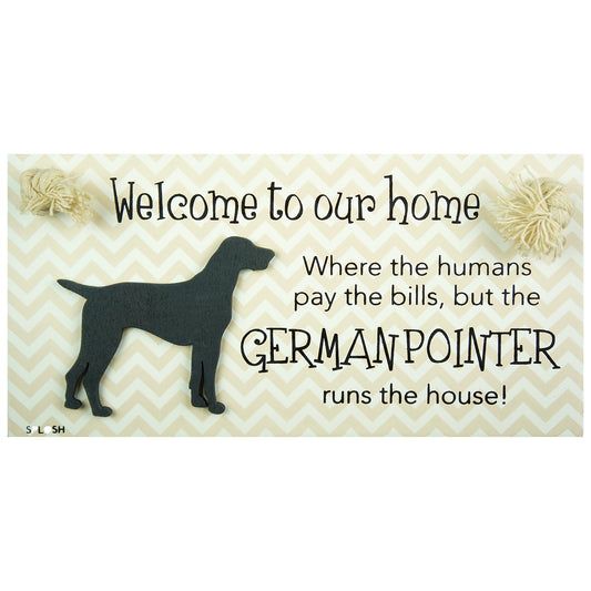 Splosh German Pointer Dog Breed Hanging Sign