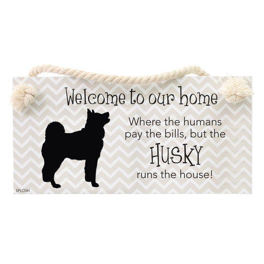 Splosh Husky Dog Breed Hanging Sign
