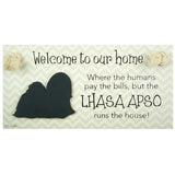 Splosh Lhasa Apso Dog Breed Hanging Sign