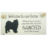 Splosh Samoyed Dog Breed Hanging Sign