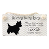 Splosh Terrier Dog Breed Hanging Sign