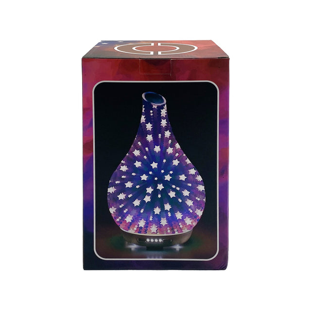 Cello Star 3D Large Ultrasonic Diffuser with Harmony Mix. 7 Oils Set