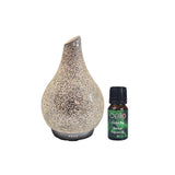 Silver Mosaic Glass Ultrasonic Diffuser - Large