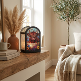 Cello - Arch Tealight Holder - Floral Highland Cow