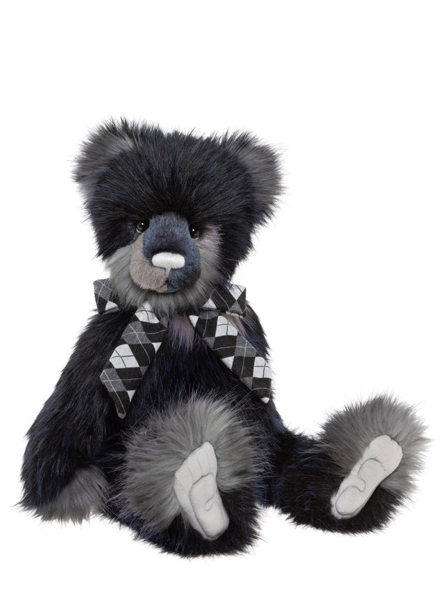 Sebastian Bear with Scarf from 2026 Charlie Bear Plush Collection