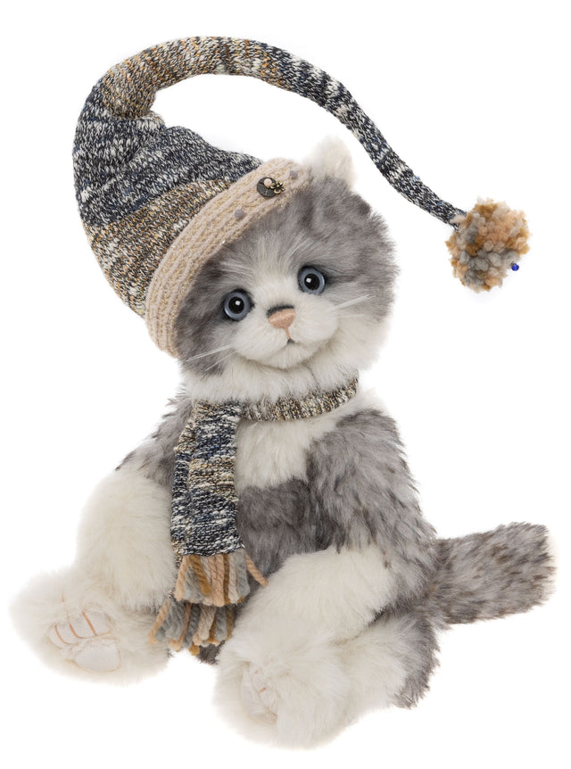 Snodsbury Cat with Hat & Scarf from the 2026 Charlie Bear Isabelle Collection