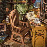 TGE02 Silent Corner Study Rolife kits by Robotime detail