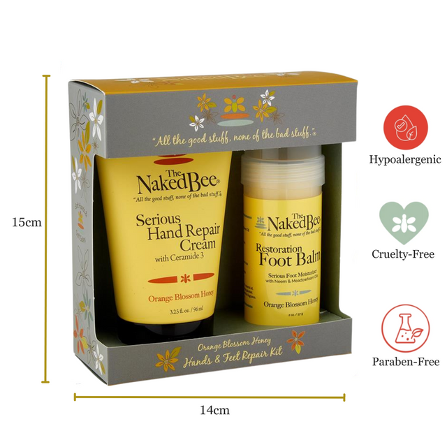 The Naked Bee Orange Blossom Honey Hand & Feet Gift Set