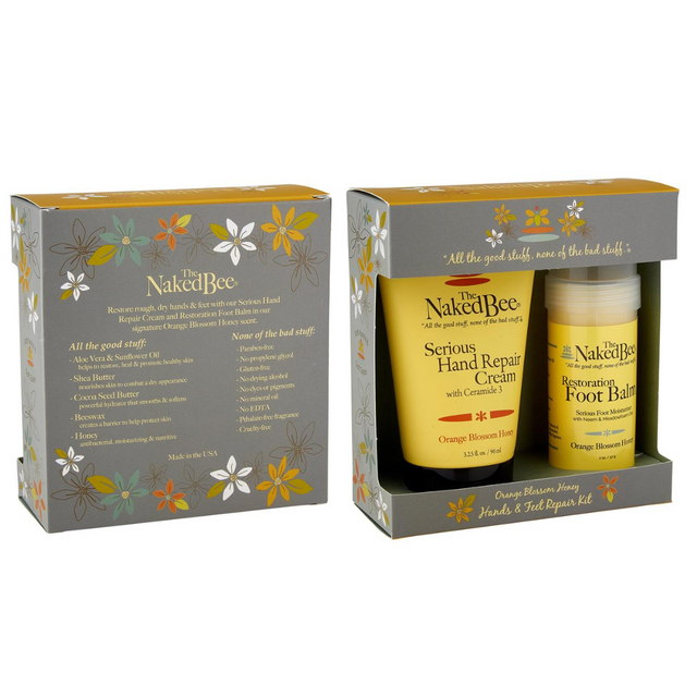 The Naked Bee Orange Blossom Honey Hand & Feet Gift Set