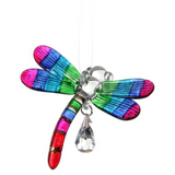 Wild Things - Fantasy Glass Dragonfly - Rainbow