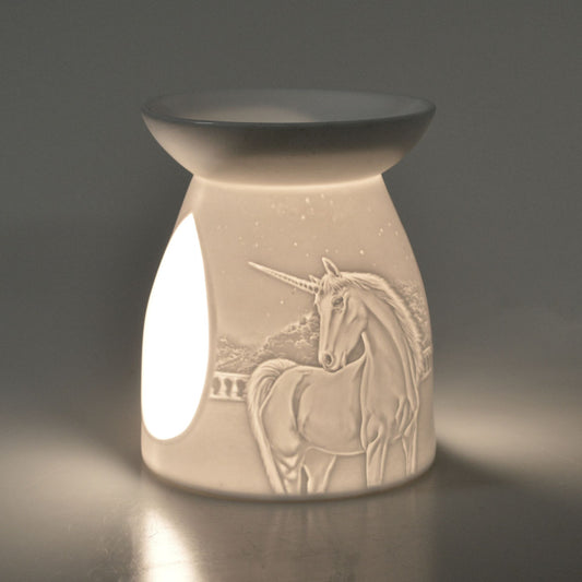 Cello Porcelain Tealight Burner - Unicorn
