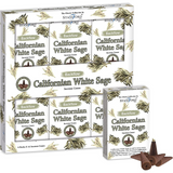 Californian White Sage Stamford Backflow Incense Cones