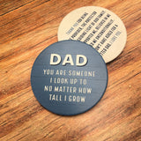 Splosh Dad Look Up To Ceramic Coaster