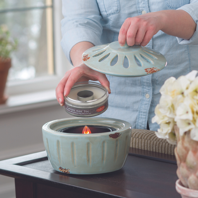 Candle Warmers Ect - Candle Breeze Fan Frag Warmer Mediterranean