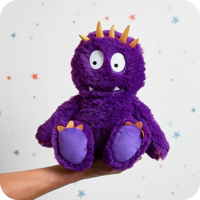 Warmies Bright Purple Monster