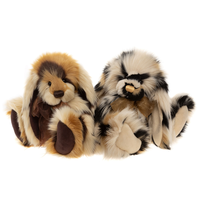 Wigglebottom and Fluffington Bunnies from Charlie Bear Plush Collection 2026