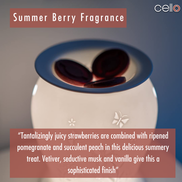 Cello Wax Medallions - Summer Berry