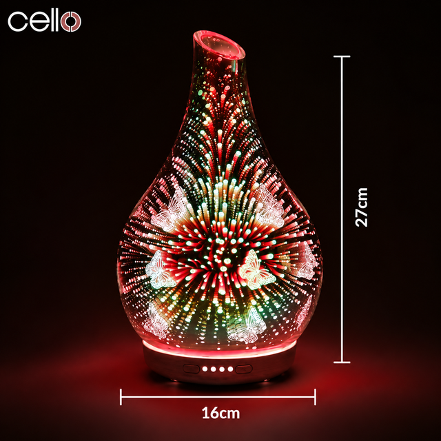 Cello - Large Ultrasonic Diffuser - 3D Butterfly
