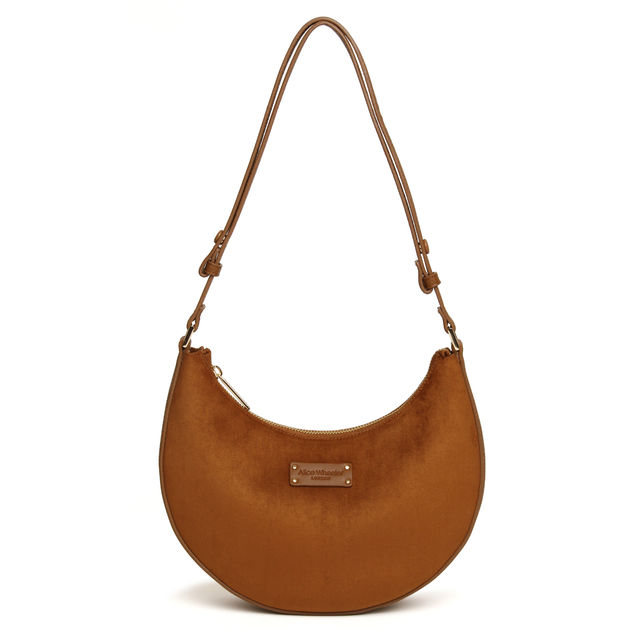 Alice Wheeler Fudge crossbody bag with adjustable strap for comfortable everyday wear