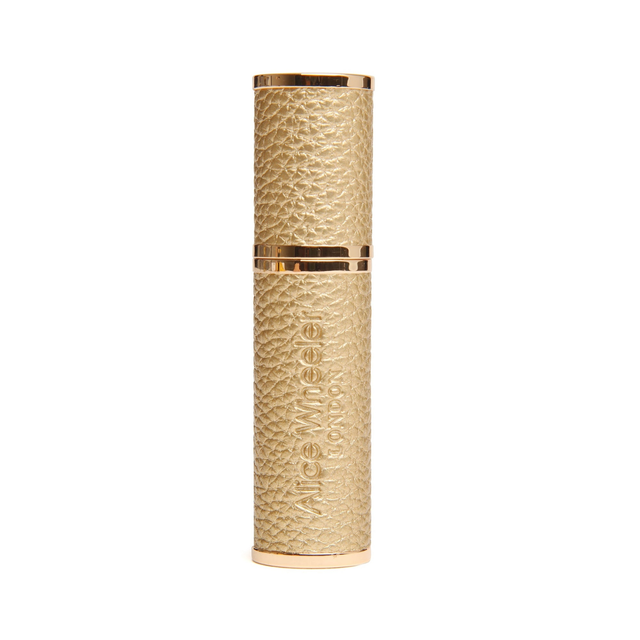 Alice Wheeler compact Gold perfume atomiser for handbags and travel
