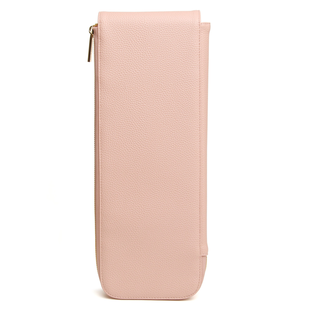 Alice Wheeler Pink heat-resistant straightener pouch with gold-tone zip