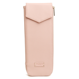 Alice Wheeler Pink heat-resistant straightener pouch with gold-tone zip