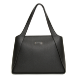 Alice Wheeler Kensington Tote Bag in Black with structured shape and wide shoulder straps