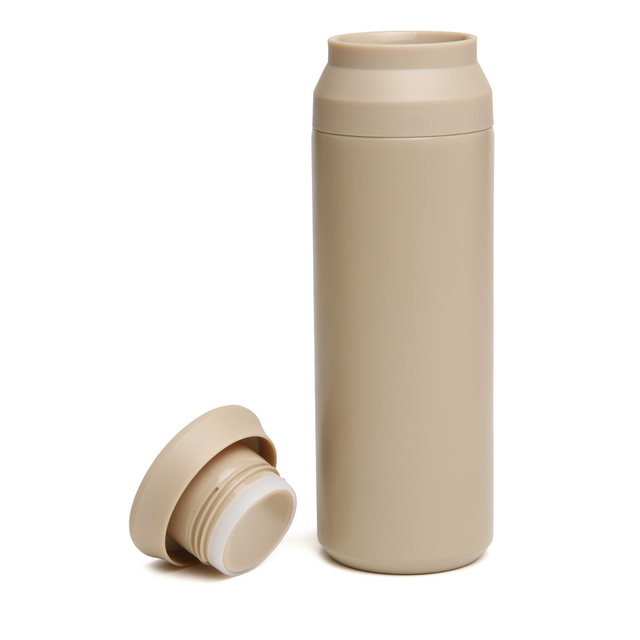 Alice Wheeler Metal Water Bottle 500ml in Stone