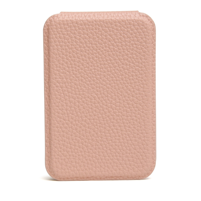 Alice Wheeler pink compact makeup mirror for handbags and travel