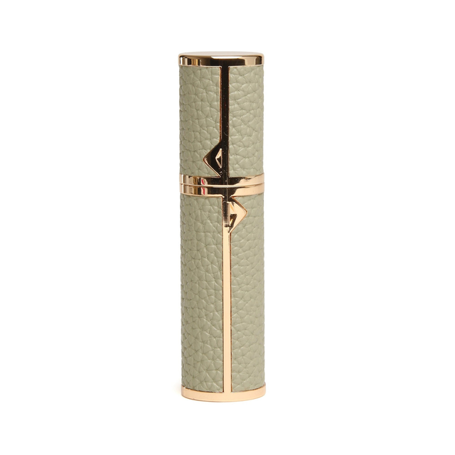 Alice Wheeler Pistachio refillable perfume atomiser with gold-tone detailing