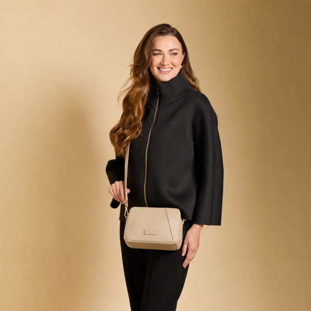 Alice Wheeler Kensington Stone Crossbody Bag styled for everyday wear