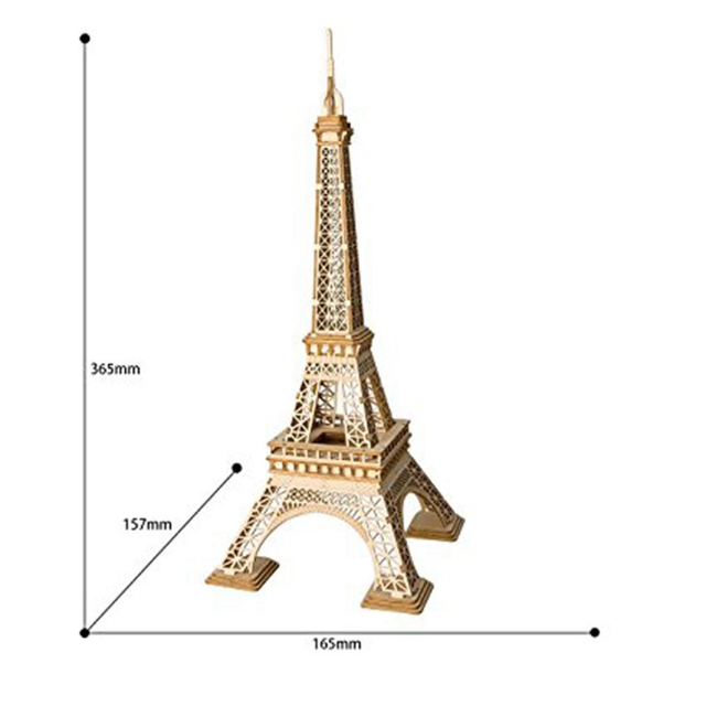 Eiffel Tower architecture model kit for adults and beginners dimensions