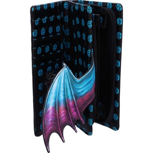 Nemesis Take Flight Embossed Purse - Blue