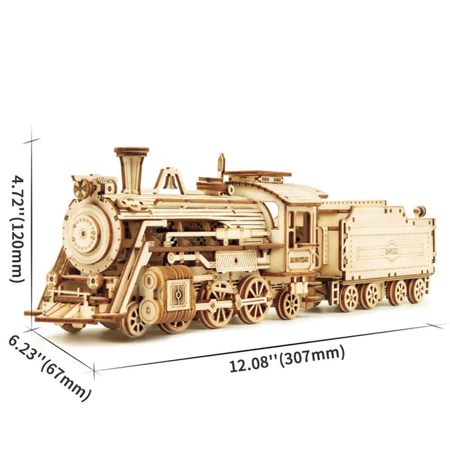 ROBOTIME Locomotive Train DIY Model Kit