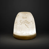 Best Sister porcelain dome tealight holder