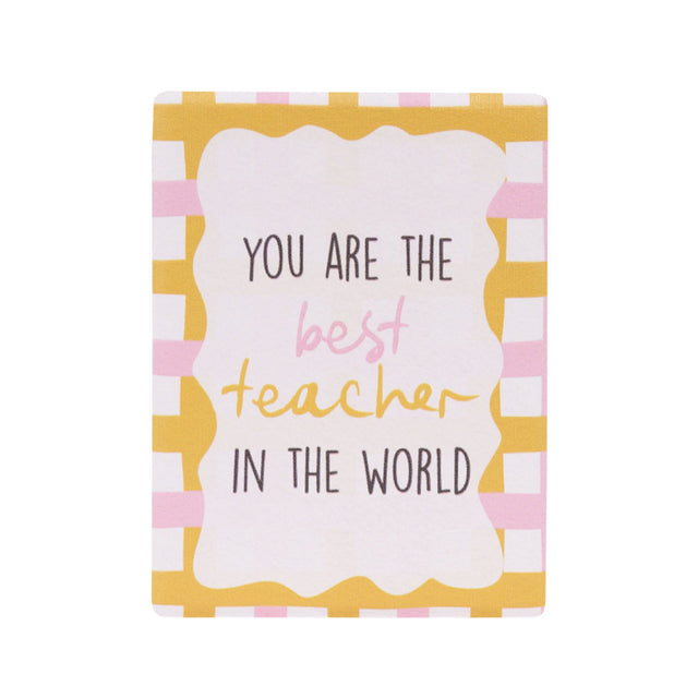 Splosh Best Teacher Gifts Ceramic Magnet with colourful design